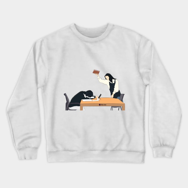 cheer up stickers Crewneck Sweatshirt by kart-box